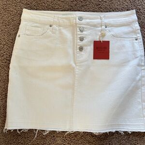 Mossimo Supply Co. White Mini Pencil Skirt
